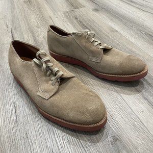 Gorilla USA Men's Suede Oxford Shoes 10 Dress Casual Career Sturdy Tan Vibram